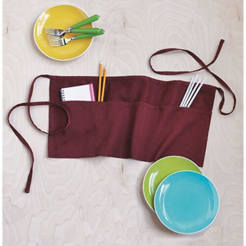 Q-Tees Waist Apron with Pockets Q2115