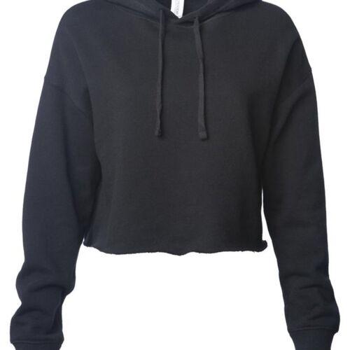 Independent Trading Co. Women’s Lightweight Crop Hooded Sweatshirt. AFX64CRP