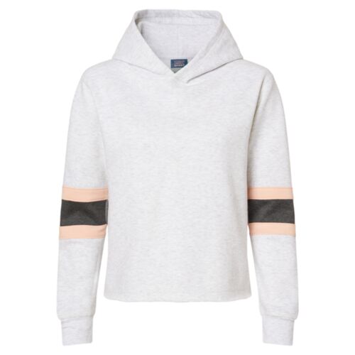 Women's Sueded Fleece Thermal Lined Hooded Sweatshirt. Thumbnail