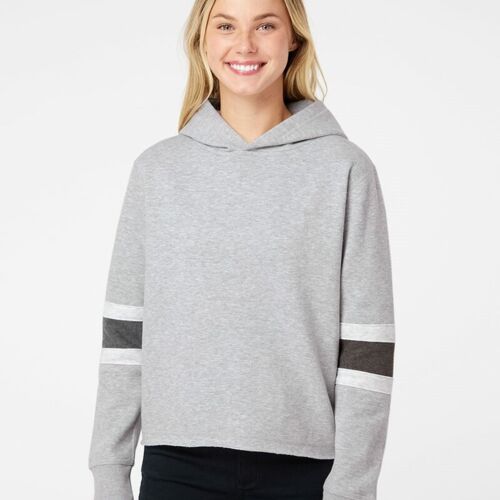 MV Sport Women's Sueded Fleece Thermal Lined Hooded Sweatshirt. W22135