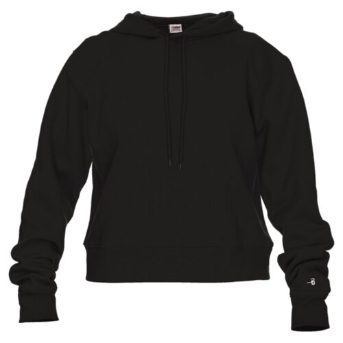 Women's Crop Hooded Sweatshirt. Thumbnail