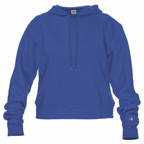 Badger Women's Crop Hooded Sweatshirt. 1261