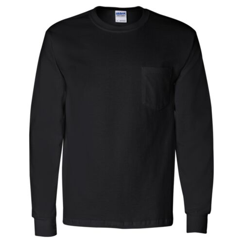 Ultra Cotton® Long Sleeve Pocket T-Shirt. Thumbnail
