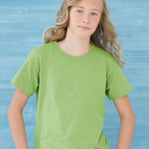 Gildan Heavy Cotton™ Youth T-Shirt - Embroidered 5000B