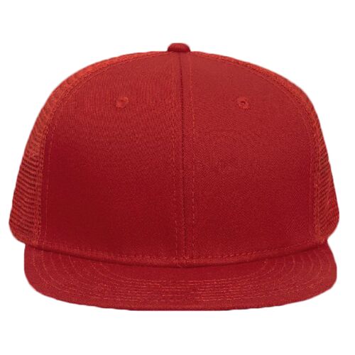 6 Panel Mid Profile Mesh Back Trucker Snapback Hat Thumbnail