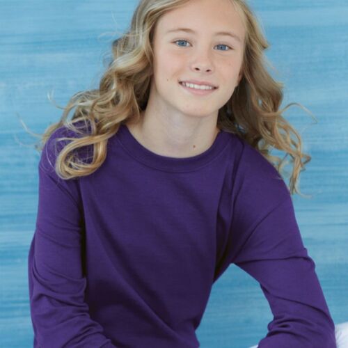 Heavy Cotton Youth Long Sleeve T-Shirt. Thumbnail