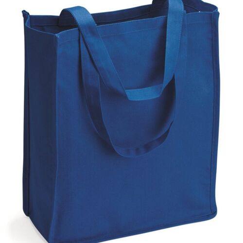 Q-Tees 27.3L Gusseted Jumbo Canvas Shopper Q125400