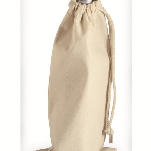 10 Ounce Cotton Canvas Drawstring Wine Bag Thumbnail