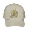 Cotton Blend Twill 6 Panel Low Profile Mesh Back Trucker Hat Thumbnail