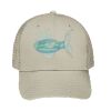 Cotton Blend Twill 6 Panel Low Profile Mesh Back Trucker Hat Thumbnail