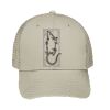 Cotton Blend Twill 6 Panel Low Profile Mesh Back Trucker Hat Thumbnail