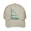 Cotton Blend Twill 6 Panel Low Profile Mesh Back Trucker Hat Thumbnail