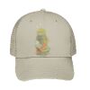 Cotton Blend Twill 6 Panel Low Profile Mesh Back Trucker Hat Thumbnail