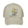 Cotton Blend Twill 6 Panel Low Profile Mesh Back Trucker Hat Thumbnail