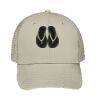 Cotton Blend Twill 6 Panel Low Profile Mesh Back Trucker Hat Thumbnail