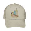 Cotton Blend Twill 6 Panel Low Profile Mesh Back Trucker Hat Thumbnail