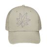 Cotton Blend Twill 6 Panel Low Profile Mesh Back Trucker Hat Thumbnail