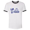 Unisex Fine Jersey Ringer Tee. Thumbnail