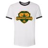 Unisex Fine Jersey Ringer Tee. Thumbnail