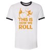 Unisex Fine Jersey Ringer Tee. Thumbnail