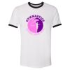 Unisex Fine Jersey Ringer Tee. Thumbnail