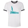 Unisex Fine Jersey Ringer Tee. Thumbnail