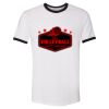 Unisex Fine Jersey Ringer Tee. Thumbnail