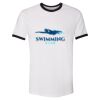 Unisex Fine Jersey Ringer Tee. Thumbnail