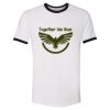 Unisex Fine Jersey Ringer Tee. Thumbnail