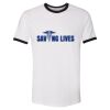 Unisex Fine Jersey Ringer Tee. Thumbnail