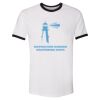 Unisex Fine Jersey Ringer Tee. Thumbnail