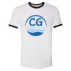 Unisex Fine Jersey Ringer Tee. Thumbnail