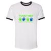 Unisex Fine Jersey Ringer Tee. Thumbnail