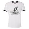 Unisex Fine Jersey Ringer Tee. Thumbnail