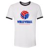 Unisex Fine Jersey Ringer Tee. Thumbnail