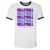 Unisex Fine Jersey Ringer Tee. Thumbnail