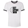 Unisex Fine Jersey Ringer Tee. Thumbnail