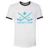 Unisex Fine Jersey Ringer Tee. Thumbnail