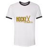 Unisex Fine Jersey Ringer Tee. Thumbnail