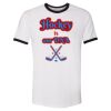 Unisex Fine Jersey Ringer Tee. Thumbnail