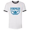 Unisex Fine Jersey Ringer Tee. Thumbnail