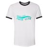 Unisex Fine Jersey Ringer Tee. Thumbnail