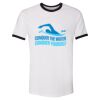 Unisex Fine Jersey Ringer Tee. Thumbnail