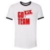 Unisex Fine Jersey Ringer Tee. Thumbnail
