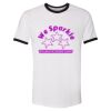 Unisex Fine Jersey Ringer Tee. Thumbnail