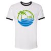 Unisex Fine Jersey Ringer Tee. Thumbnail
