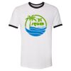 Unisex Fine Jersey Ringer Tee. Thumbnail