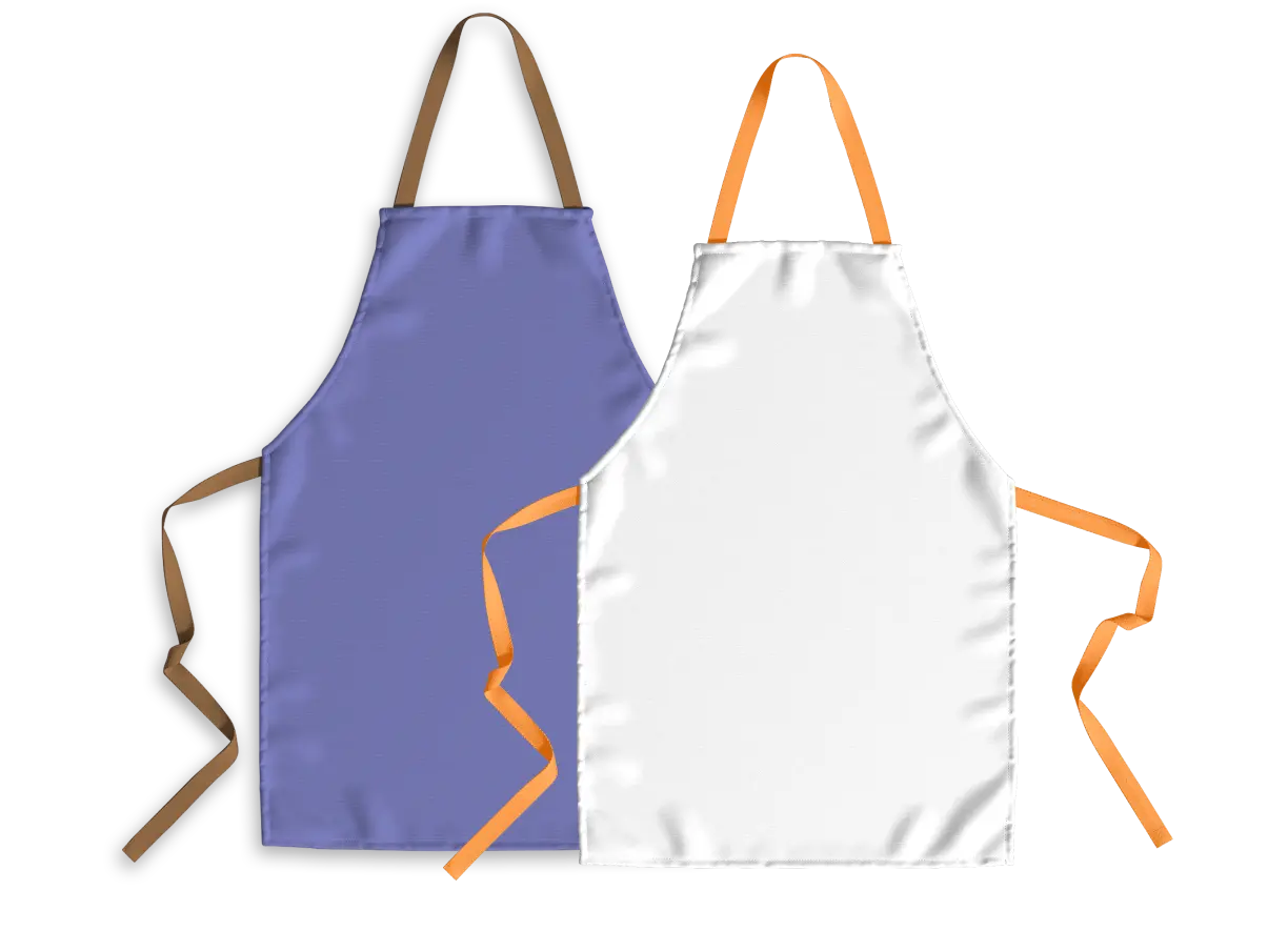 Embroidery aprons