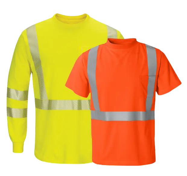 Yellow and orange workwear