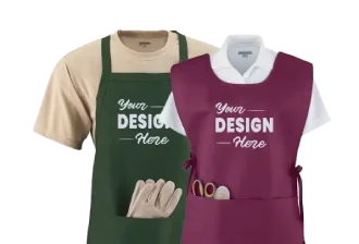 Custom aprons perfect for chefs, baristas, and artisans